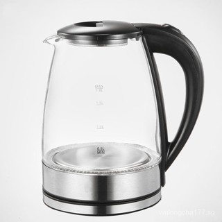 Electric top kettles glass