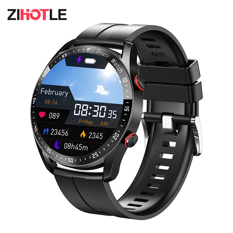 Smart WatchECG PPG Bluetooth Call Smart Watch Men Laser Health Blood Pressure Fitnes Sports Watches Man Sports Waterproof Smartwatch Box