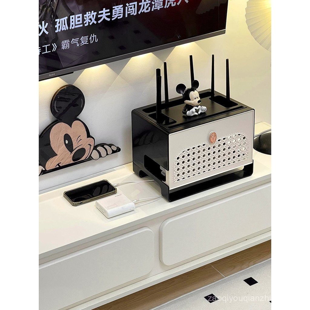 WiFi Router Storage Box Living Room Home Decorative Box TV Set-Top Box ...