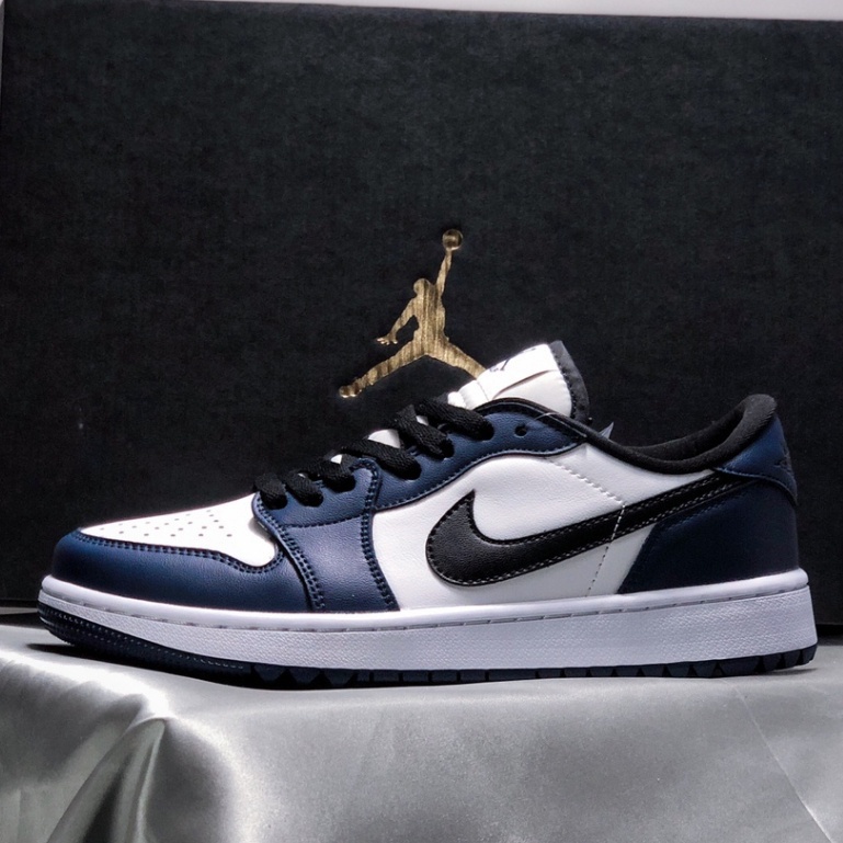 Air jordan 1 hot sale low navy blue