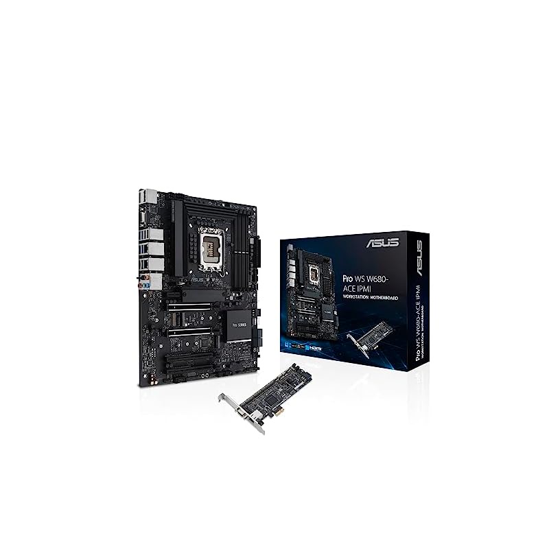 ASUS INTEL W680 (LGA 1700) ATX Motherboard PRO WS W680-ACE IPMI ...