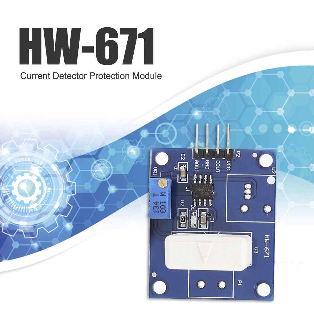 35A Hall Current Sensor Adjustable Short Circuit Overcurrent Protection ...