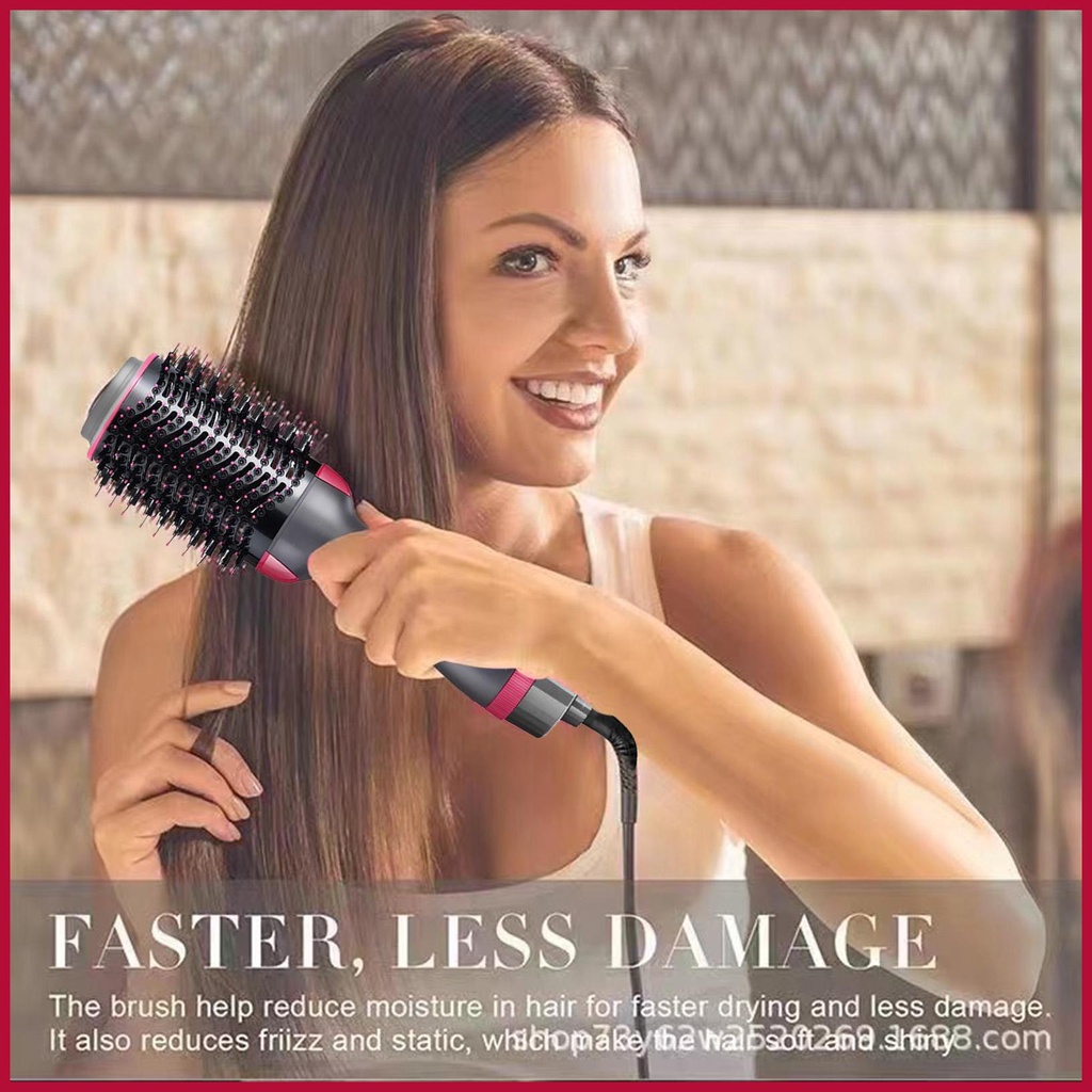 Electric hair dryer outlet brush