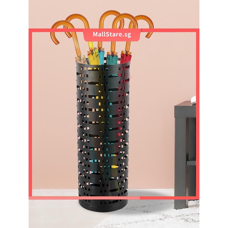 Umbrella Stand Rack Free Standing Round Metal Umbrella Holder Canes ...