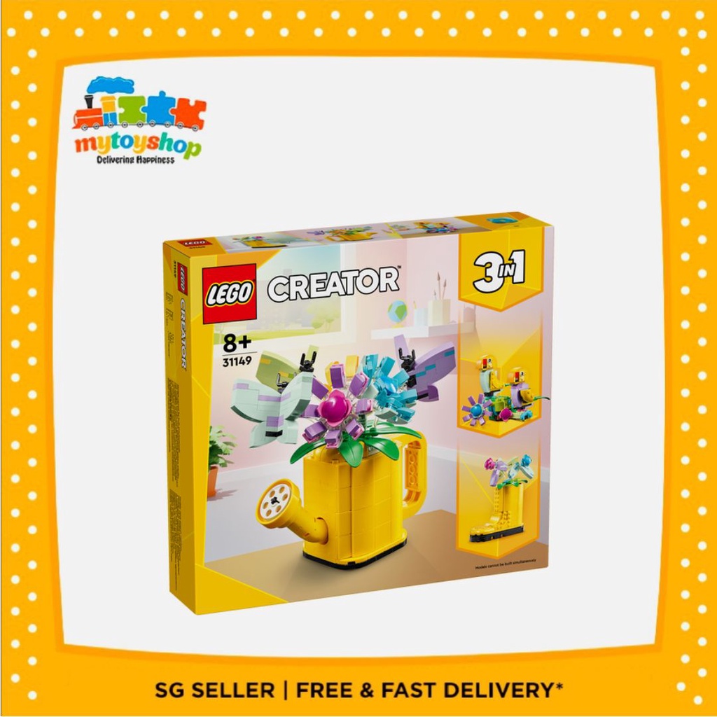 LEGO 31149 Creator Flowers in Watering Can | Shopee Singapore
