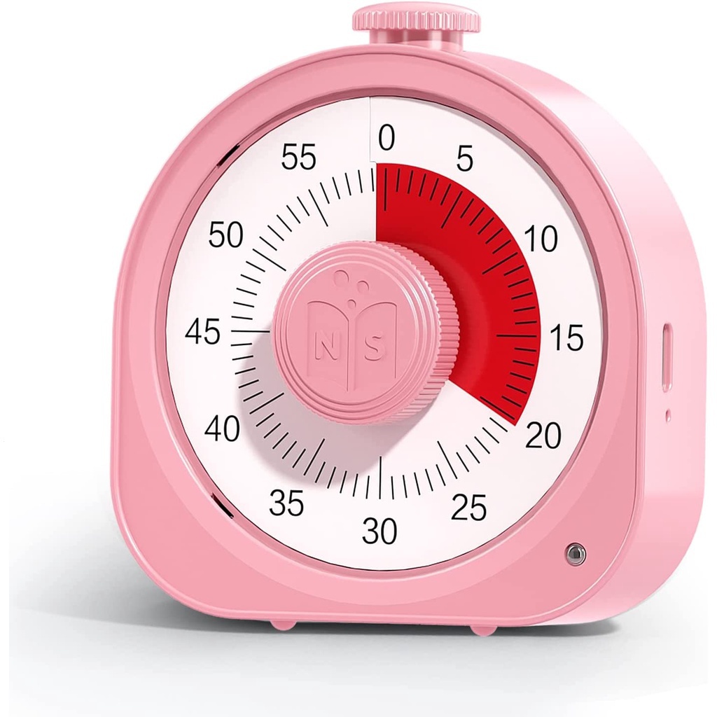 [48H Shipping]60 Minute Visual Timer Desk Countdown Time Clock for Kids ...