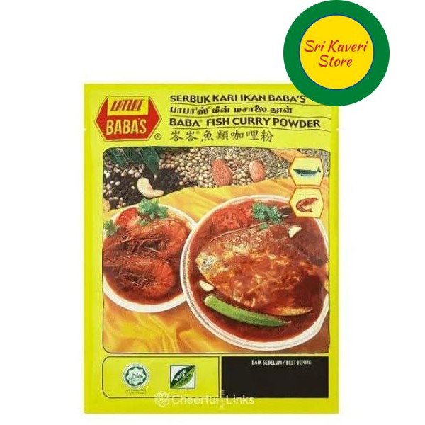 Baba’s Fish Curry Powder Original 250g | Shopee Singapore