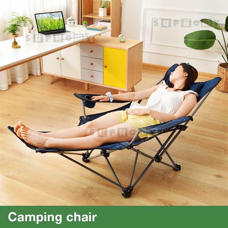 SG local stockCamping Chair Outdoor Chair Folding chair Recliner chair