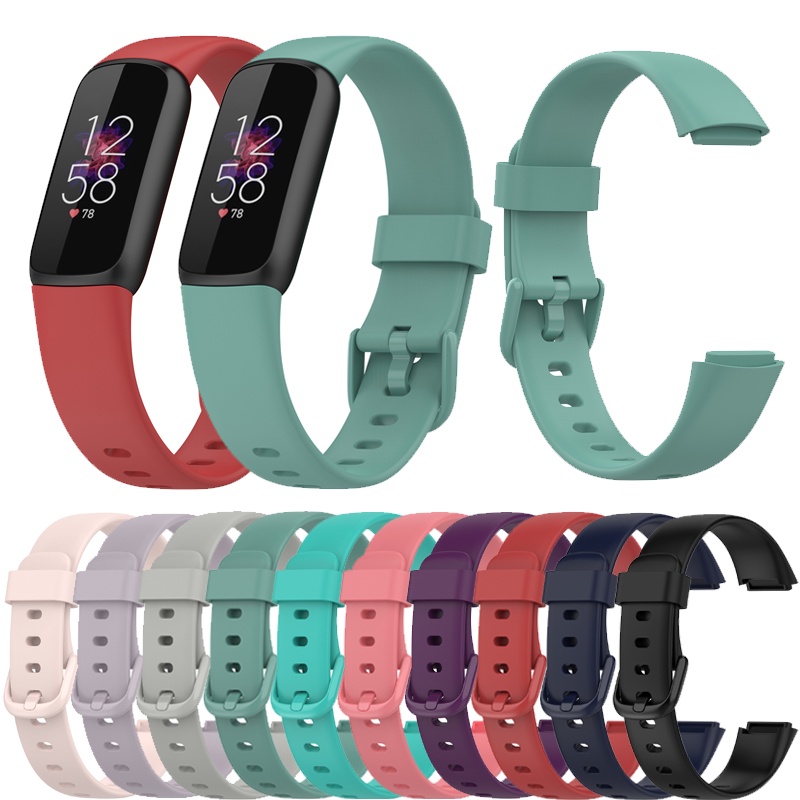 for Fitbit Luxe Silicone Strap Color Wrist Strap Smart Watch