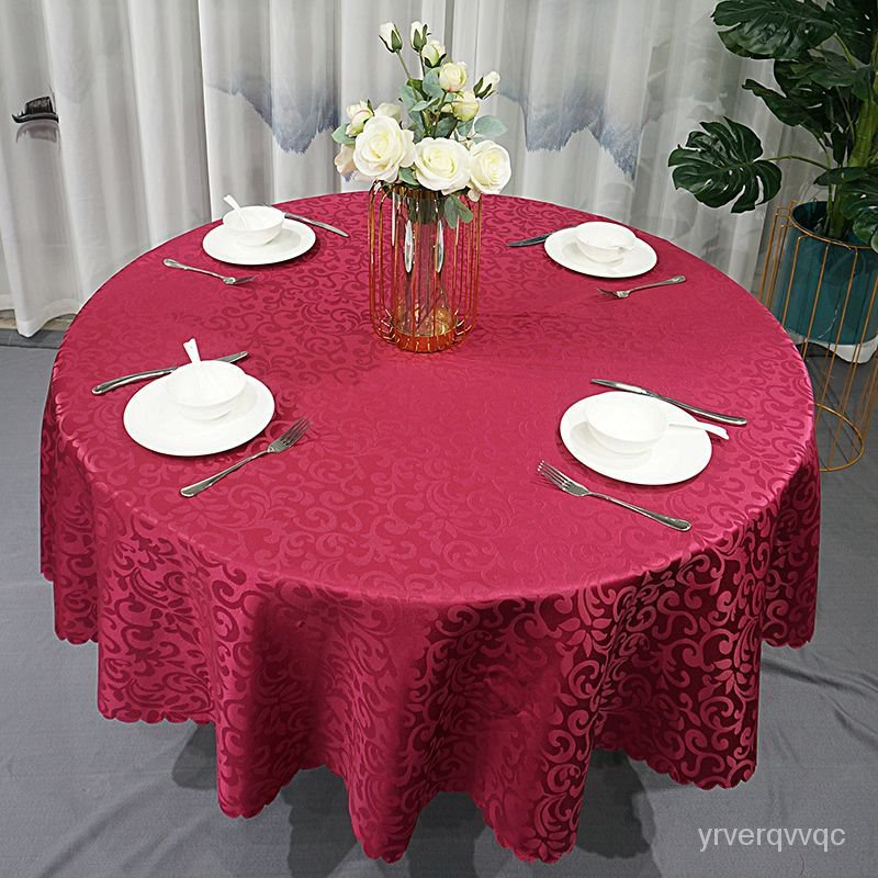 MHHotel Tablecloth Tablecloth EuropeanStyle round Restaurant and Tea