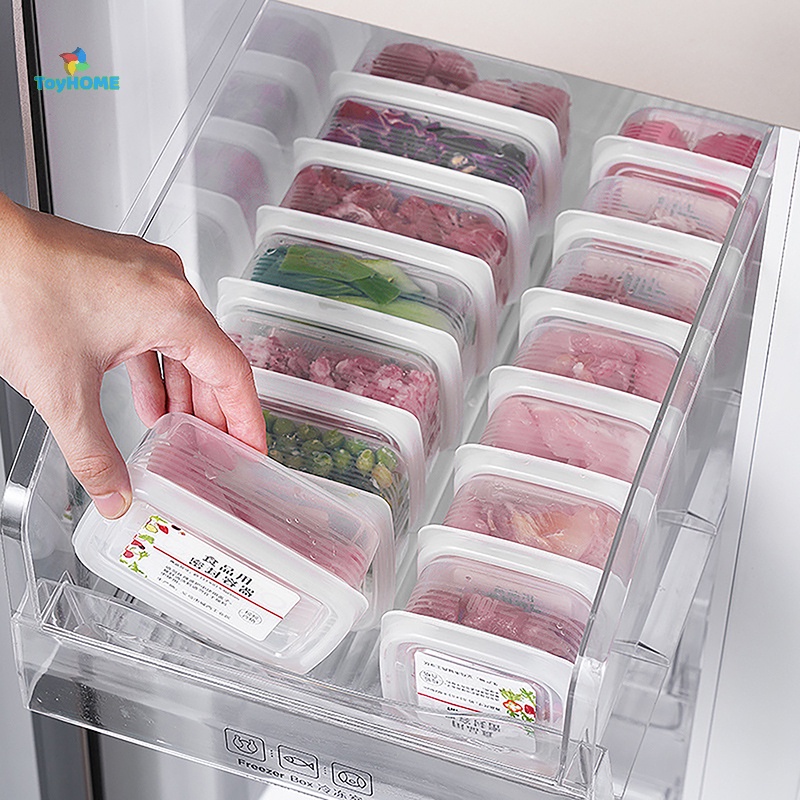 EPMN> Food Container Freezer Frozen Meat Storage Box Frozen Food Grade ...