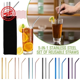 50 Pcs Silicone Straw Elbows Tips Rubber Metal Straws Tips Covers Reusable  Straws Soft Drinking Silicone Straw Tips Only Stainless Steel Straw with 2