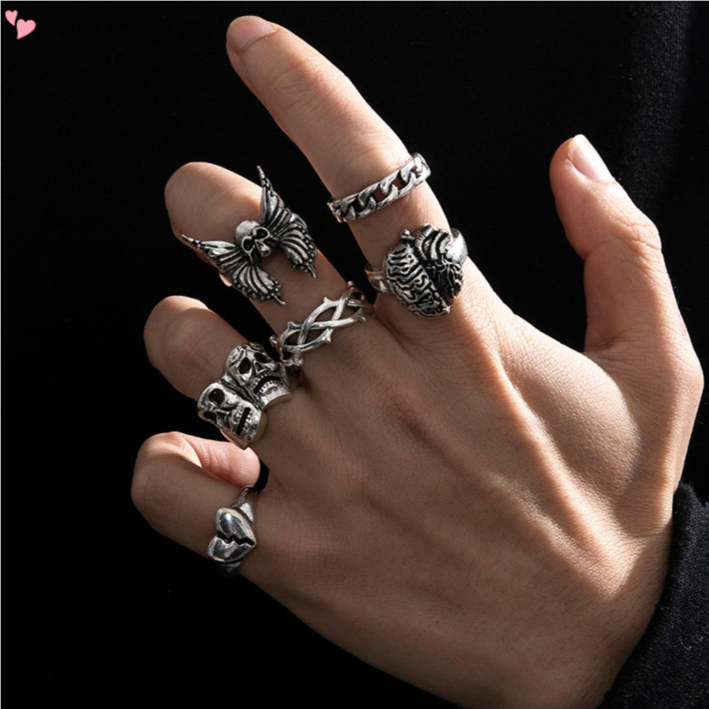 Chunky stacking sale rings