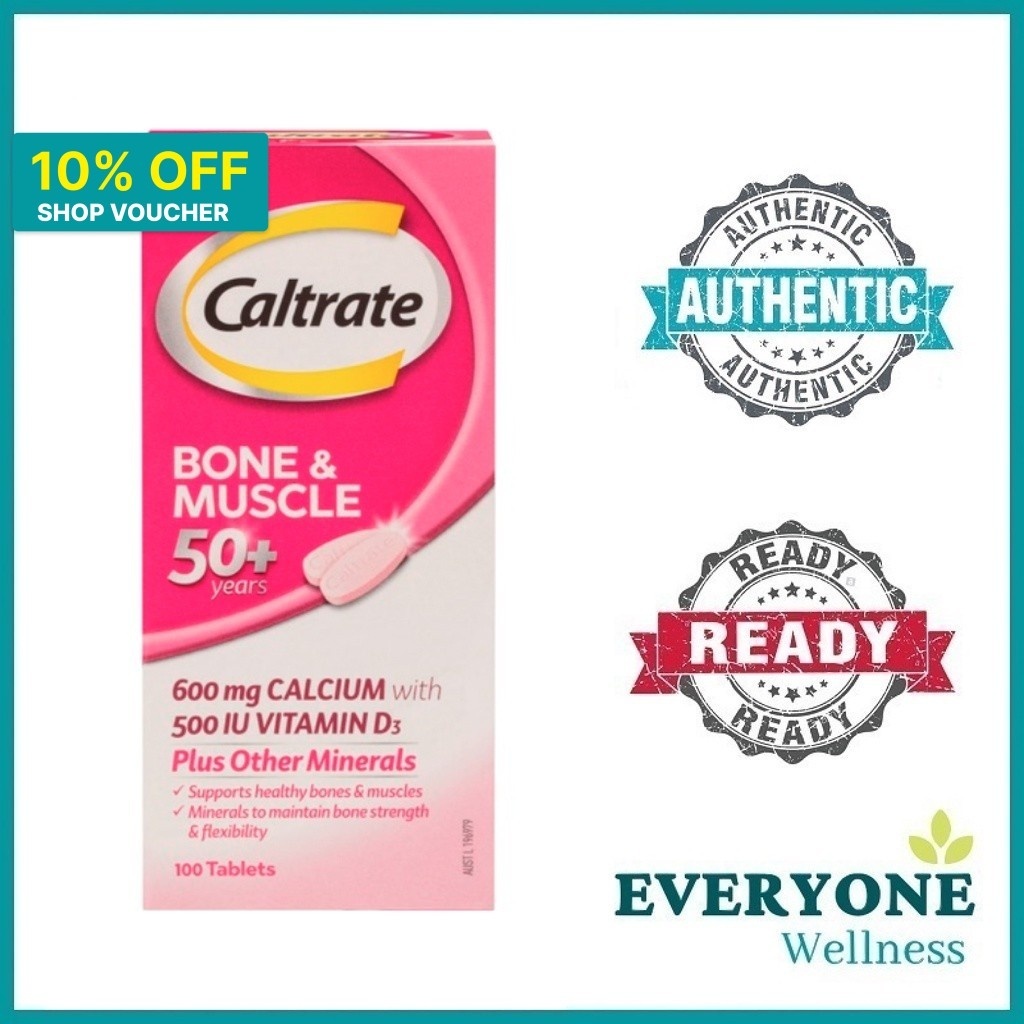 [local Delivery] Caltrate Bone And Muscle 50 Years 600mg Calcium