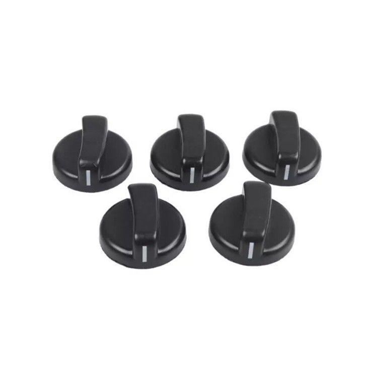 5PCS Gas Stove Cooker Control Knobs – 8mm Hole, Universal Plastic ...
