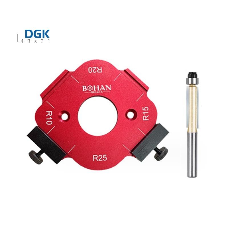 4-In-1 Arc Angle Positioning Template Router Corner Radius Template ...