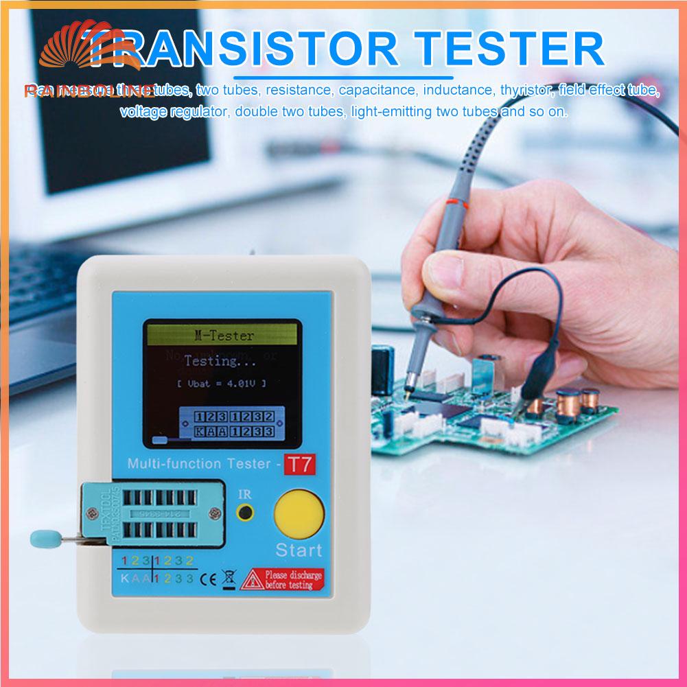 (rain) LCRT7 Multimeter Transistor Tester Multifunction Diode Triode