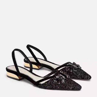 pointed flat shoes zara