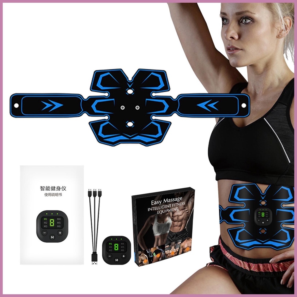 Muscle Stimulator Machine Rechargeable EMS Abs Stimulator For Men