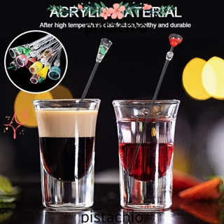 10pcs Cocktail Drinks Tropical Drink Stirrers Acrylic Cocktail Cute Cocktail