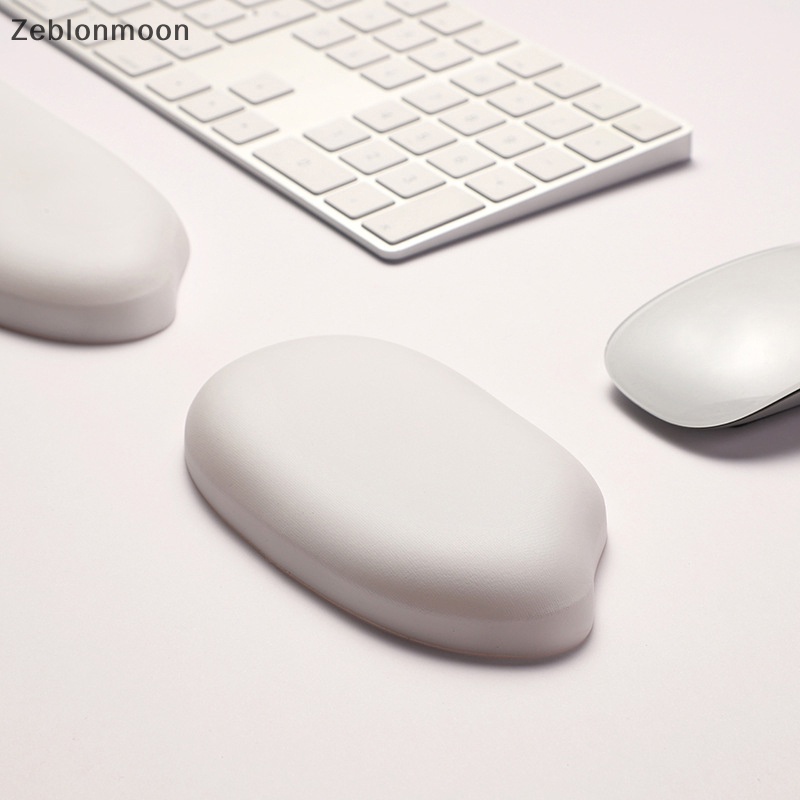 [moon] Rice Shaped Mouse Pad Ergonomics Silicone Wrist Protector Keyboard Hand Rest Soft Touch