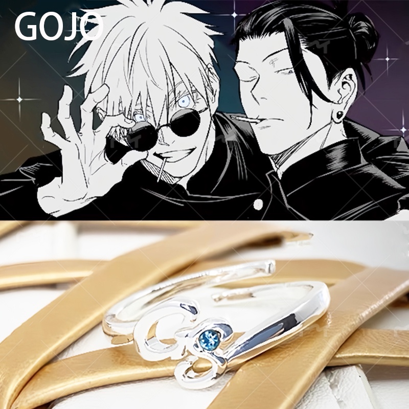 Anime Jujutsu Kaisen Rings Satoru Gojo Geto Suguru Fushiguro Toji