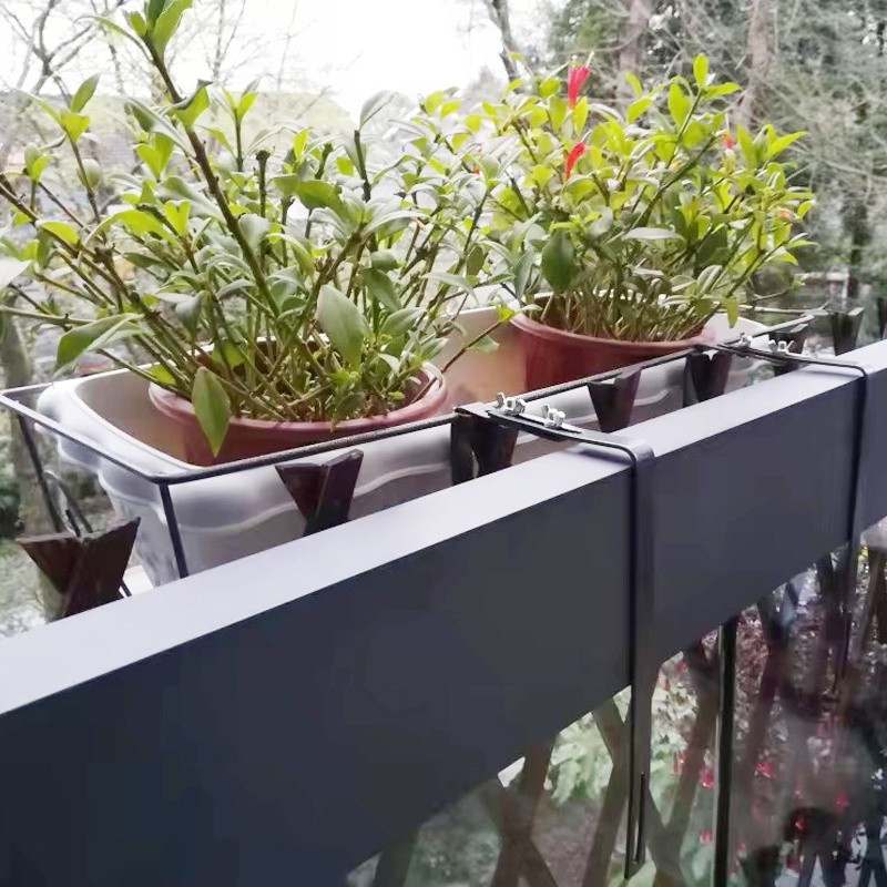 [SG Seller]Adjustable Hanging Rack Balcony Railing Stainless steel ...