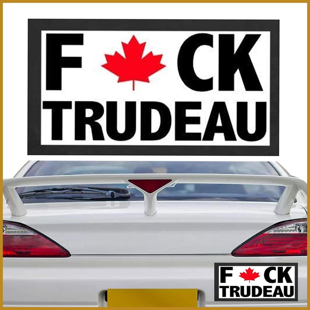 F*CK TRUDEAU Sticker Decal Vinyl Sticker Canadian Maple Leaf - Foto 10