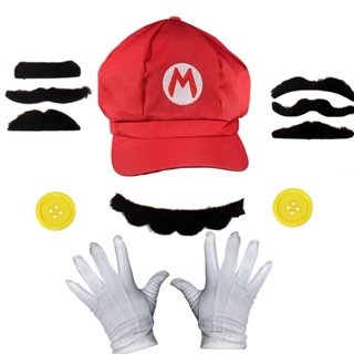 Super Mario Bros Cap Luigi Peach Princess Children's Anime Game Figures  Baseball Cap Mario Costume Sunshade Letter Hat Kids Gift - AliExpress