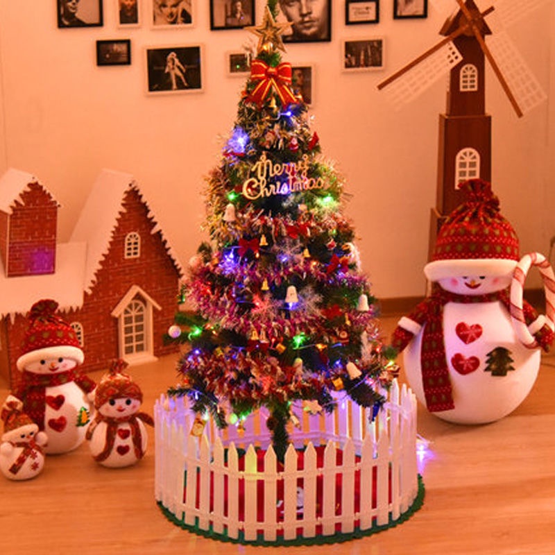 Big 1.8M PVC Christmas Tree Package Luminous Lantern Mini Christmas