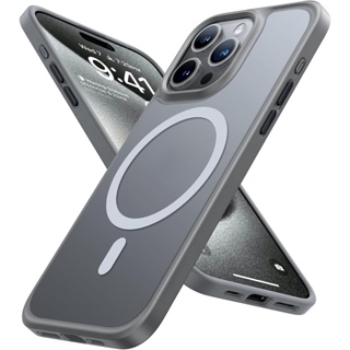 Song Color.X-level Natural Titanium Bezel Matte Glass Case For iPhone 15  Pro.15 Pro max