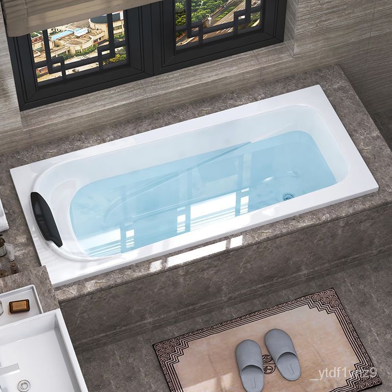 YQ Household Embedded Bathtub Celebrity Surfing Massage