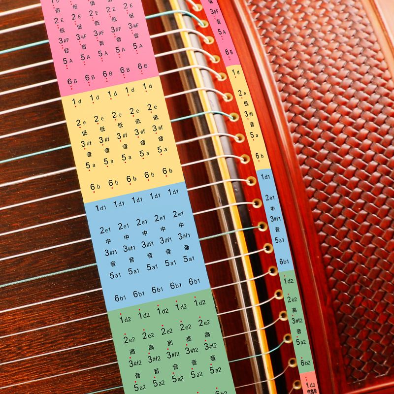 Guzheng Beginner MustHave Product Musical Scale Stickers Musical Scale
