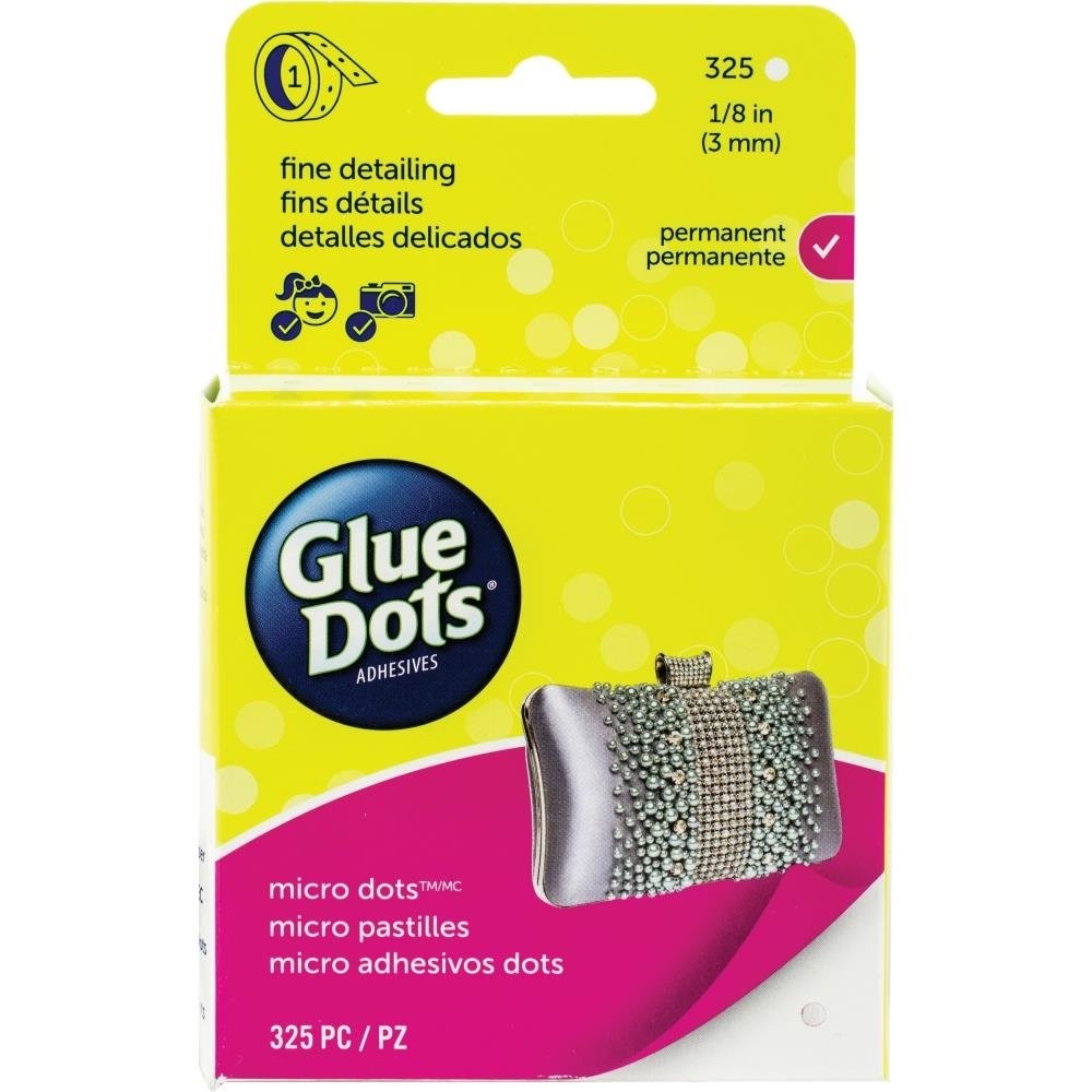 Glue Dots Micro Dots Roll - Clear-.125