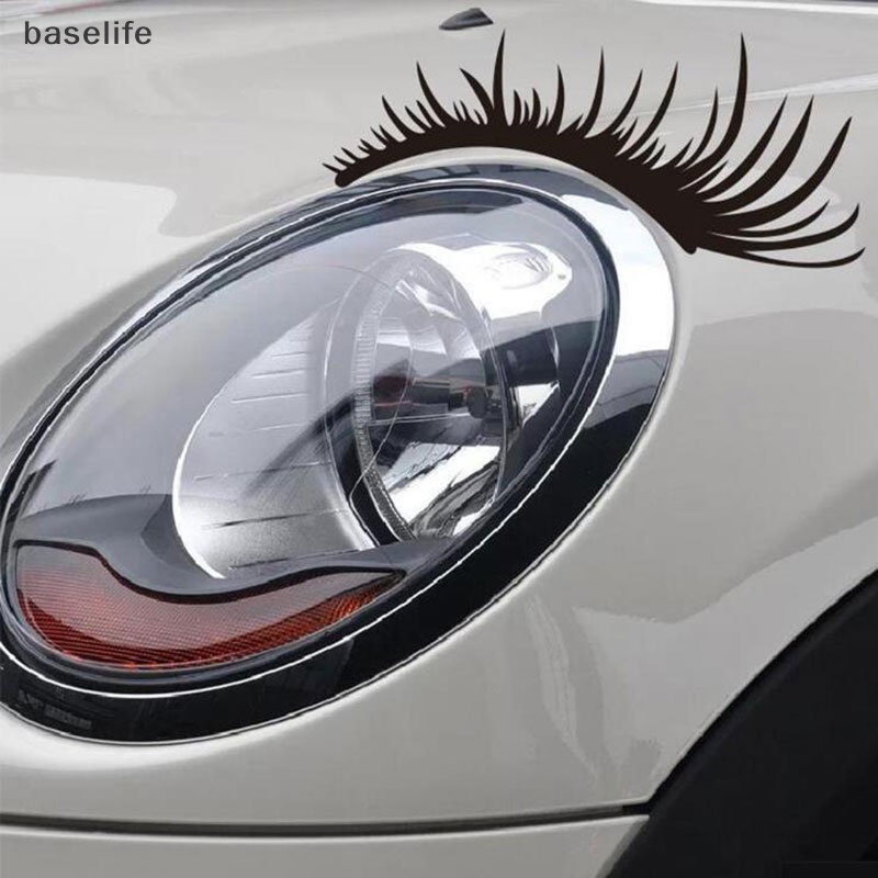 4 PCS Car Eyelashes Decal Stickers Funny Cute Auto Body Stickers