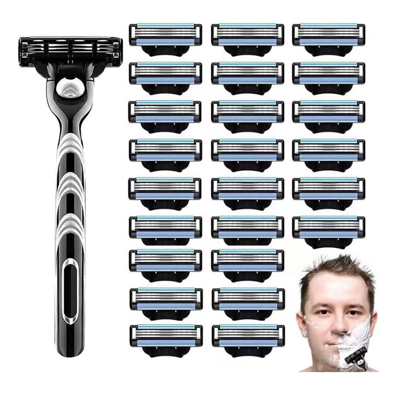 16pcs mach 3 men's razor blades | Shopee Singapore