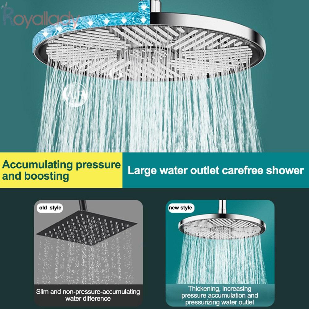 10 Inch Rain Shower Head High Pressure Rainfall Waterfall Detachable ...