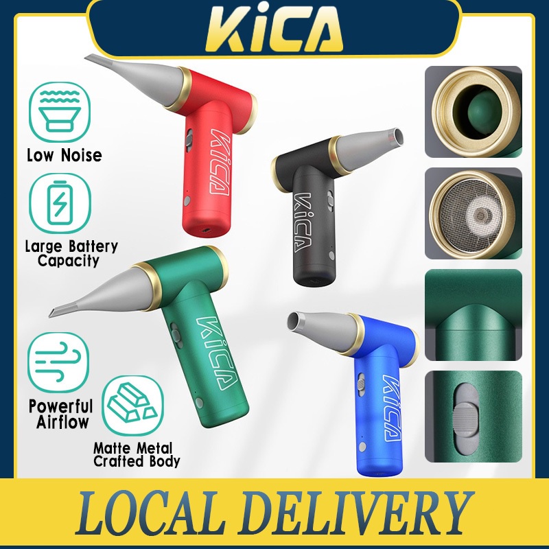 Kica Jet Fan 2 Electric Air Blower Mini Turbo Fan Cordless Compressed Air Duster Bbq Fan 