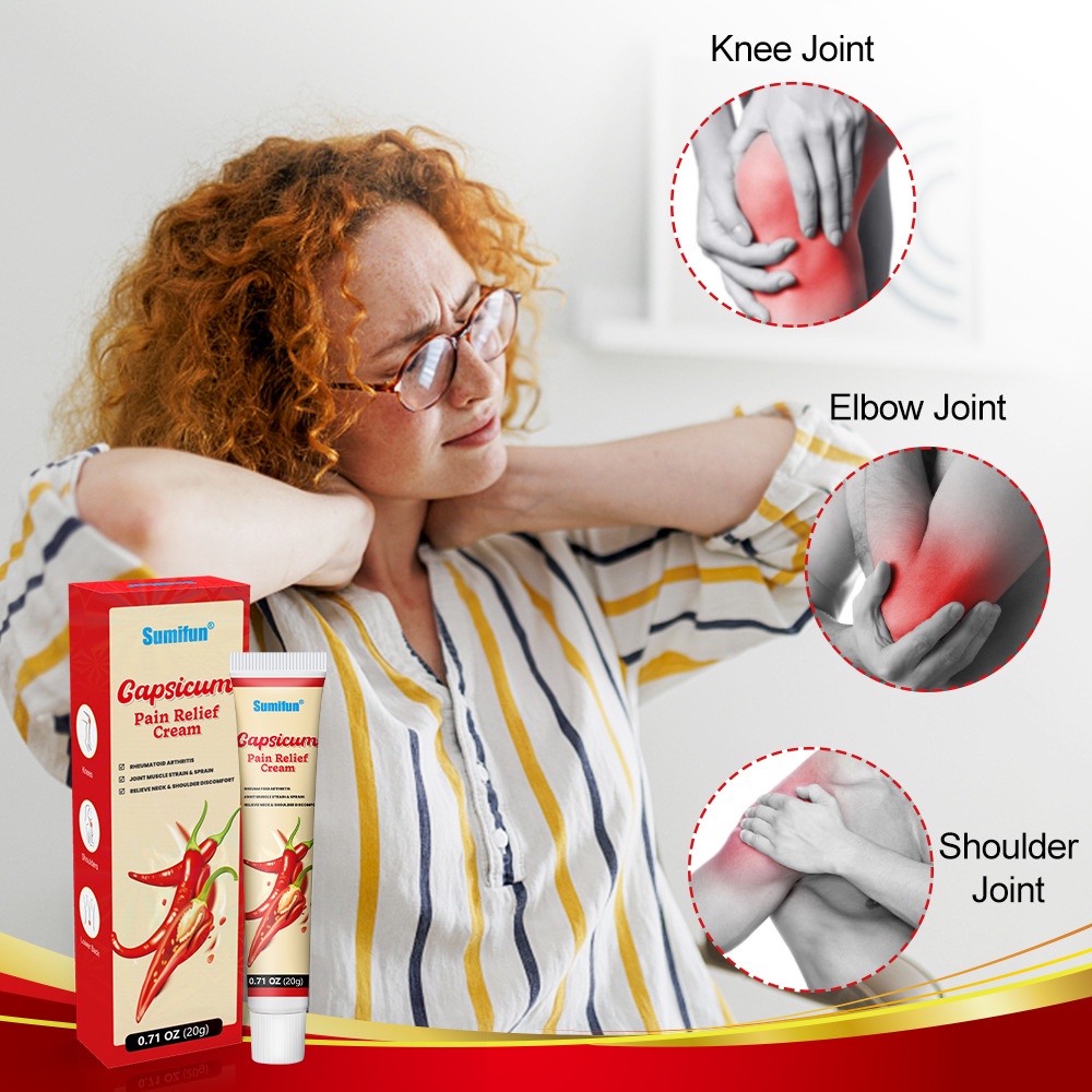 Hot Chili Pain Relief Cream Arthritis Knee Joint Sprain Ointment