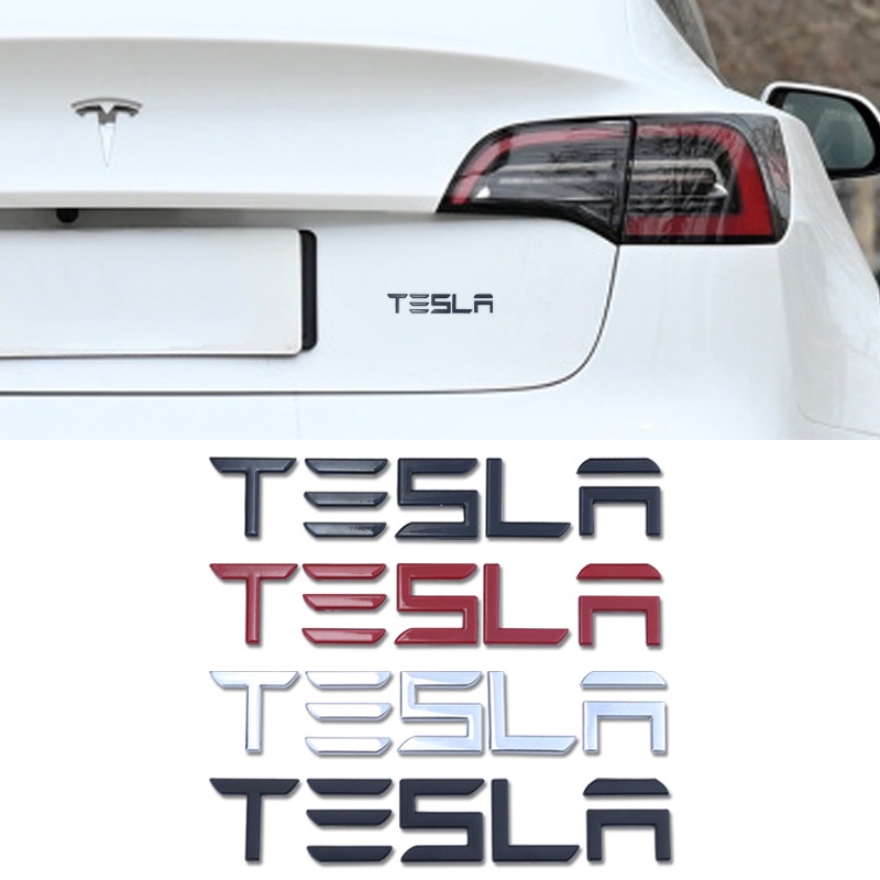 Tesla Car Label Labeling Word Label MODEL3 SX Y Modified Rear Tail ...