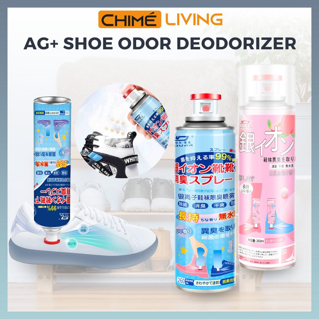 Japan AG+ Shoe Odour Remover Shoe Deodorant Freshener Deodorizer