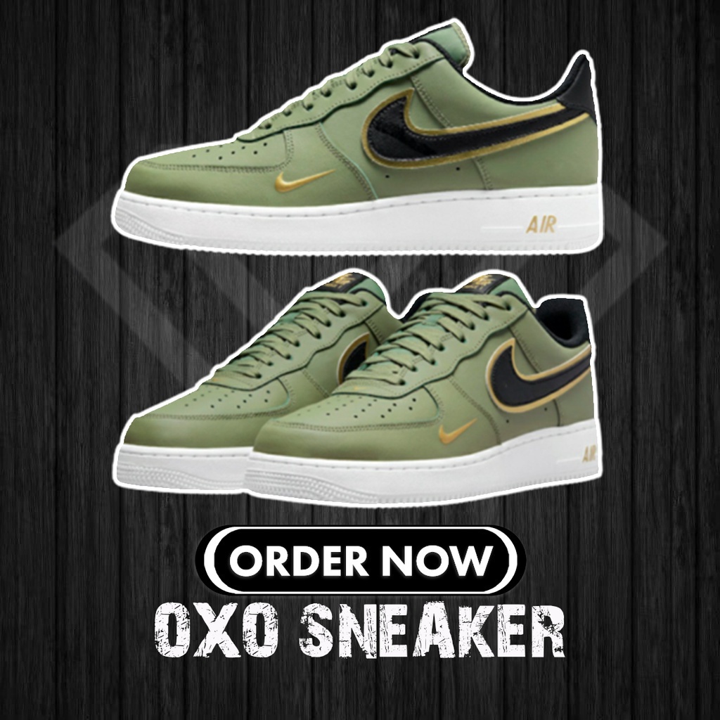 Nike Air Force 1 Low 'Double Swoosh Olive', DA8481-300