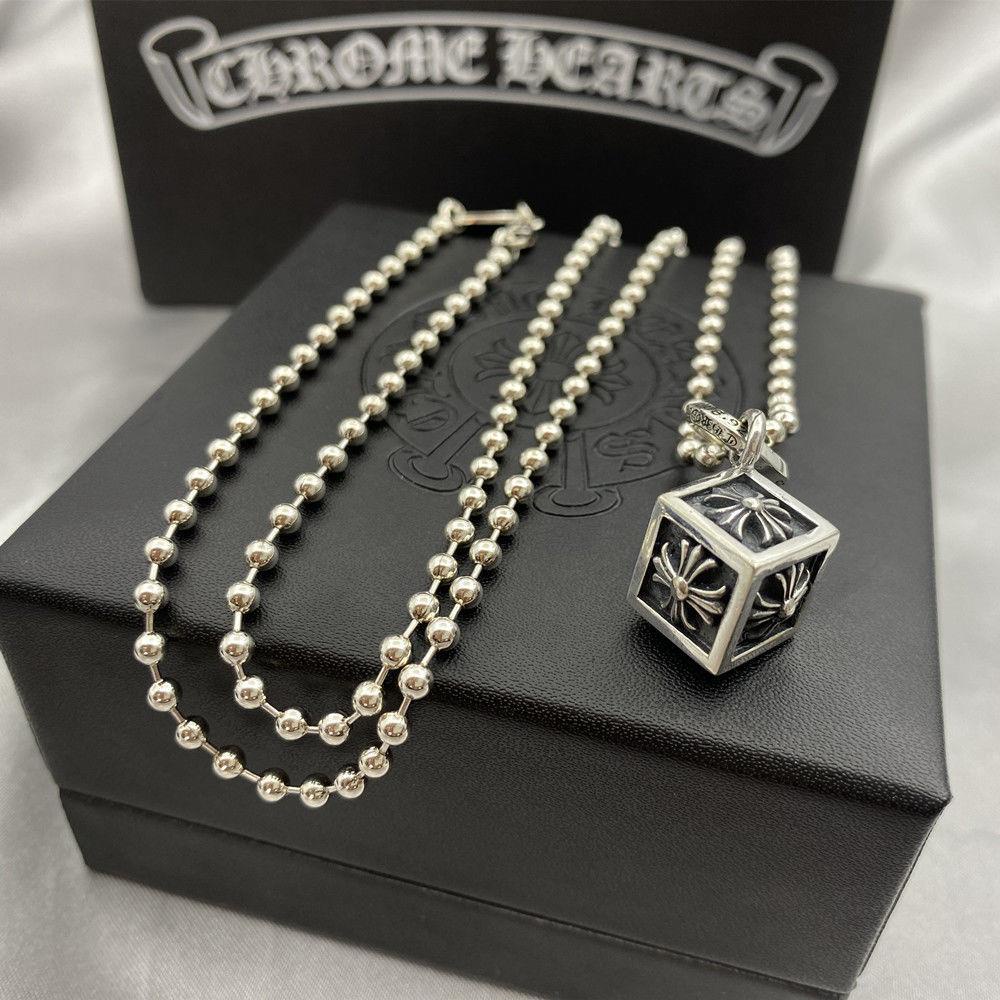 Chrome hearts discount cube necklace