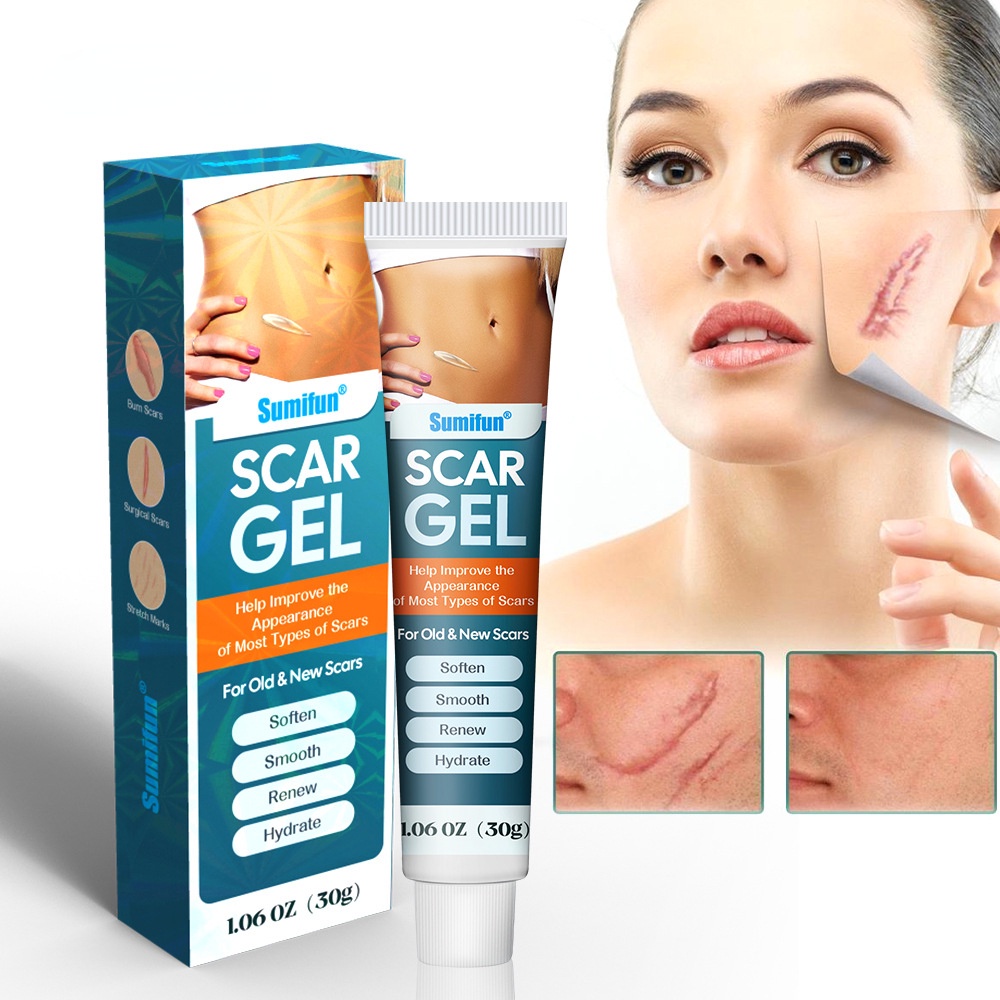 Scar Gel, Scar Cream, Advance Scar Gel for Surgical Scars,Face,Body,Leg