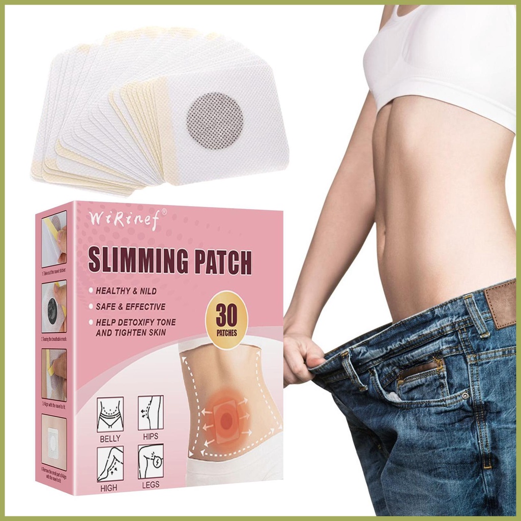 Burning Fat Patch 30pcs Fat Loss Belly Button Patch Anti-Cellulite Body ...