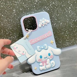 Kawaii Hello Kitty Sanrio Cinnamoroll Leather With Pendant Phone Case for  IPhone 14 13 12 11 Pro Max Anti-drop Back Cover Gift