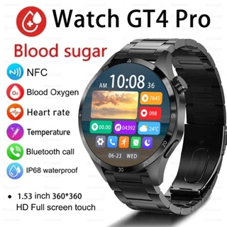 For Huawei New NFC Smart Watch Men GT4 Pro HD Voice Calling Sports Watches  Compass GPS Tracker Waterproof SmartWatch For Xiaomi