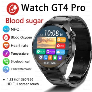 For Huawei New NFC Smart Watch Men GT4 Pro HD Voice Calling Sports Watches  Compass GPS Tracker Waterproof SmartWatch For Xiaomi