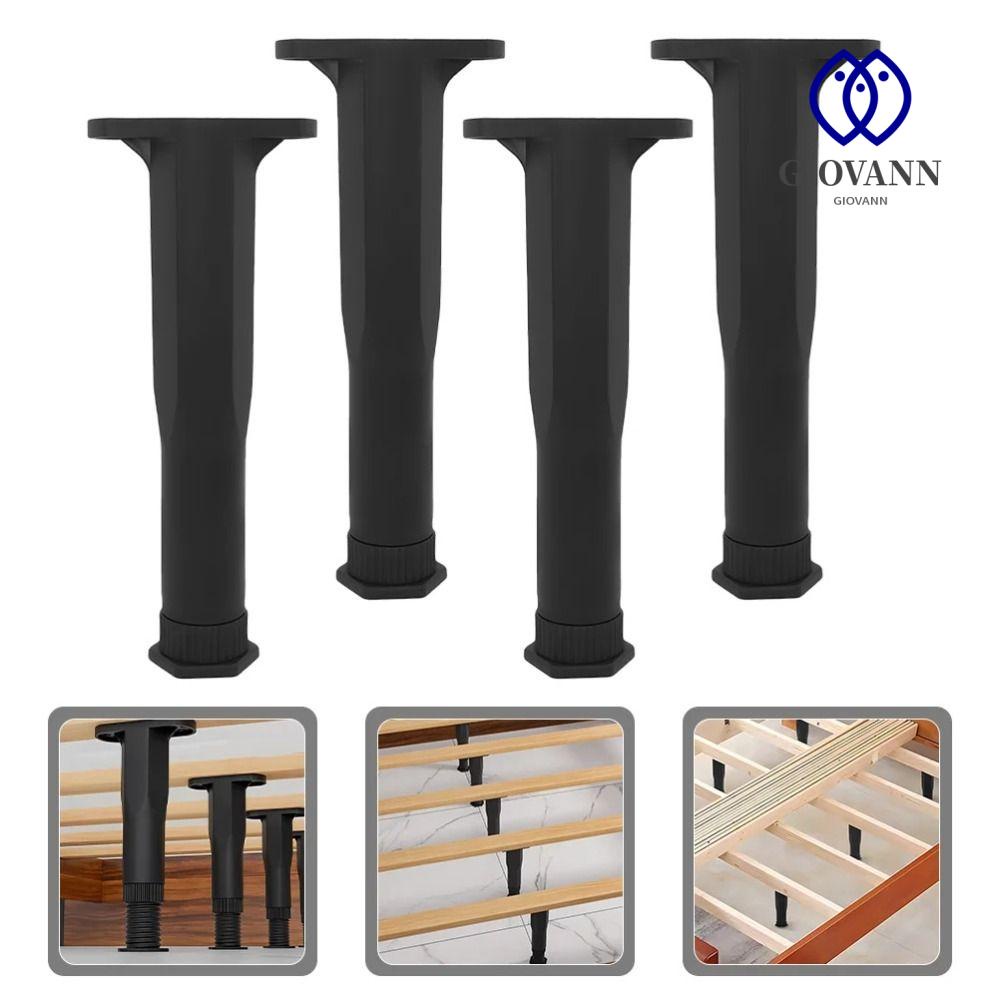 GIOVANNI Bed Beam Support Feet, Reinforced Adjustable Bed Beam Support
