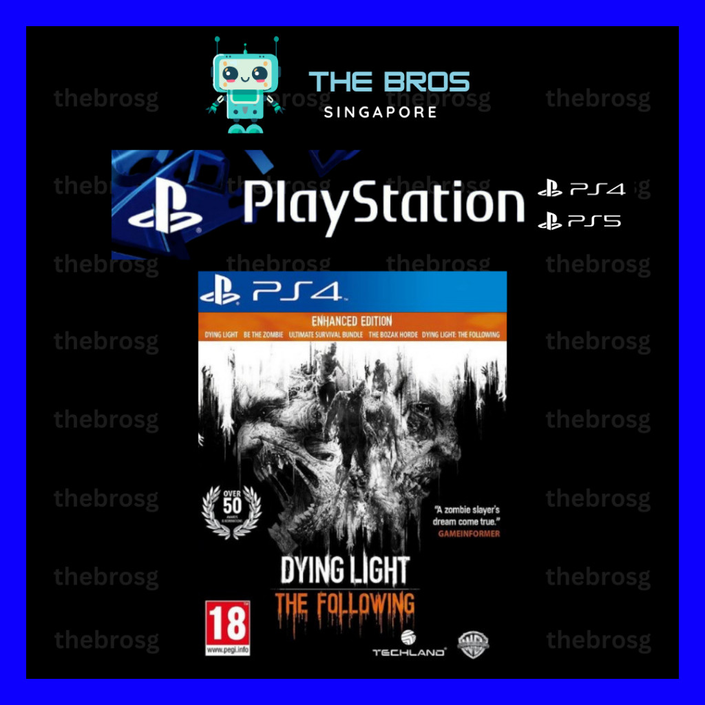 ⭐ PS4 PS5 PlayStation Digital Game Dying Light: The Following